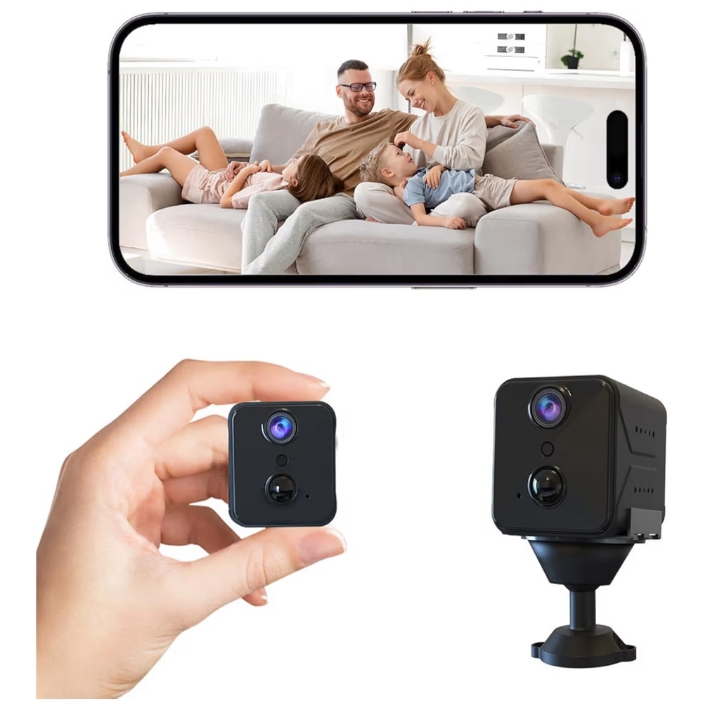 4K Security Camera Mini Nanny Cam for Home